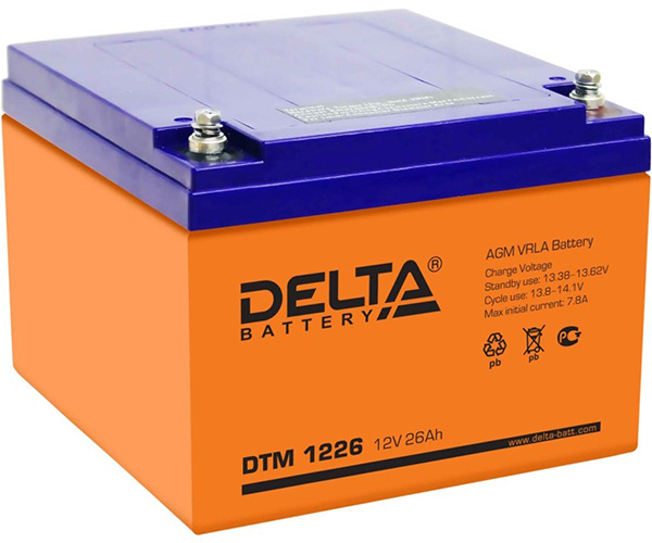 Аккумуляторная батарея DELTA DTM 1226