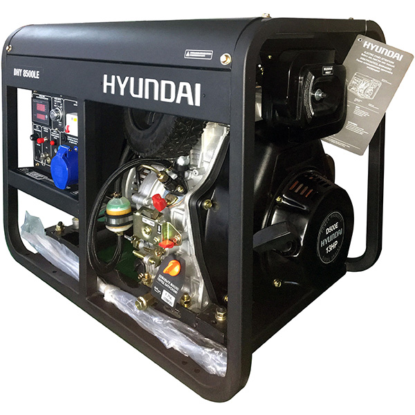 Дизельный электрогенератор HYUNDAI DHY 8500LE