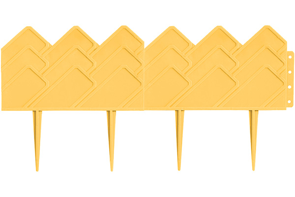 Декоративный бордюр «Кантри» (0,14 × 3,1 м, жёлтый)