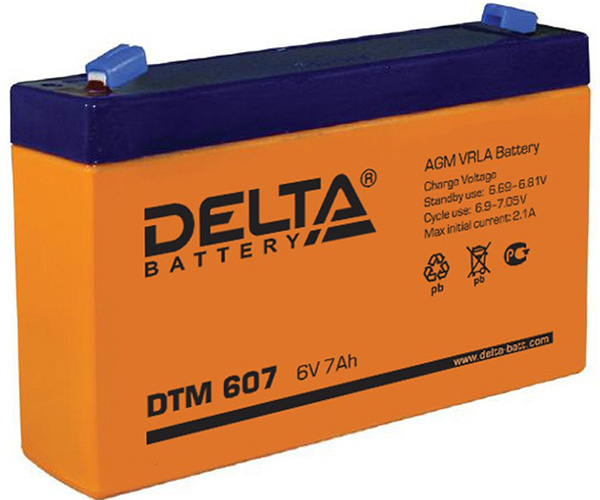 Аккумуляторная батарея DELTA DTM 607