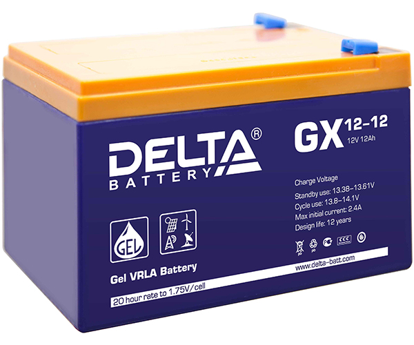 Аккумуляторная батарея DELTA GX 12-12