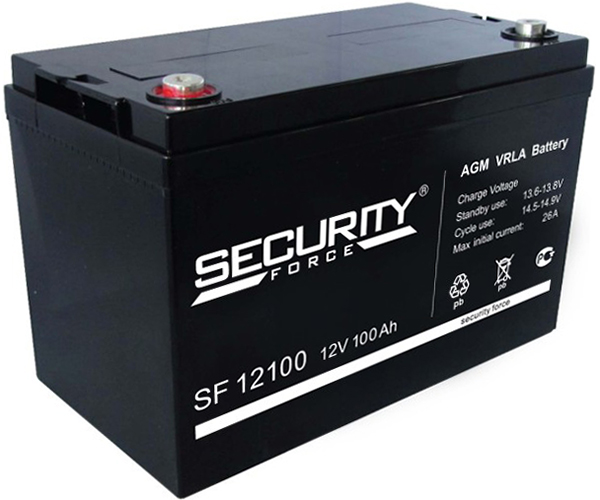 Аккумуляторная батарея SECURITY FORCE SF 12100