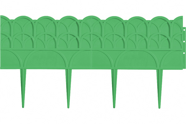 Декоративный бордюр «Прованс» (0,14 × 3,1 м, зелёный)