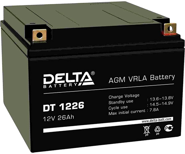 Аккумуляторная батарея DELTA DT 1226