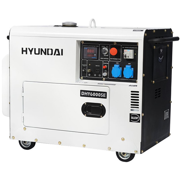 Дизельный электрогенератор HYUNDAI DHY 6000SE