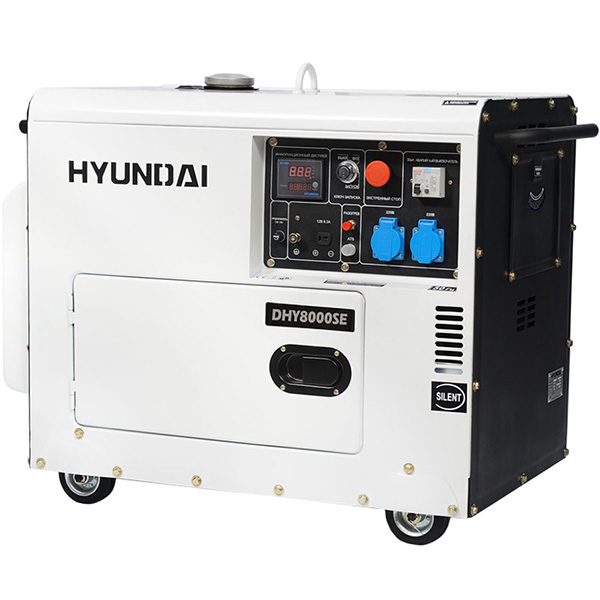 Дизельный электрогенератор HYUNDAI DHY 8000SE