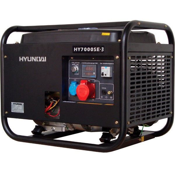 Бензиновый электрогенератор HYUNDAI HY 7000SE-3
