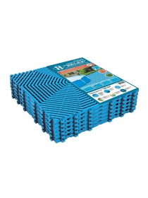 Садовое напольное покрытие HELEX (упаковка 1 м², размер 40×40 см, голубое)
